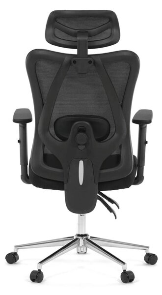Vikio Pracovní set - elektrický výškově nastavitelný stůl 120×60 cm carbon + černá kancelářská židle VPS106C-206C