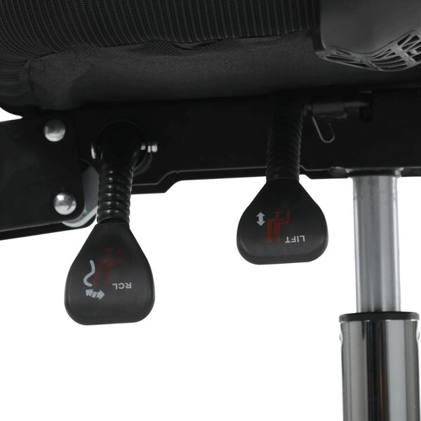 Vikio Pracovní set - elektrický výškově nastavitelný stůl 120×60 cm carbon + černá kancelářská židle VPS106C-206C