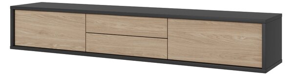 TV stolek Fiora 39 (antracit + dub olejovaný)