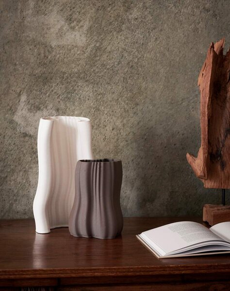 Ferm Living Váza Moire Small, anthracite