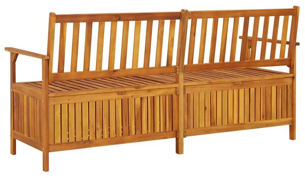 Úložná lavice 170 cm masivní akáciové dřevo 316744