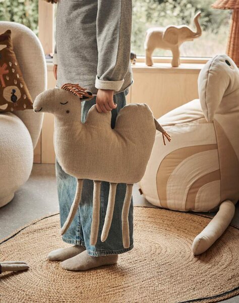 Ferm Living Dětský polštář Camel Cushion, natural