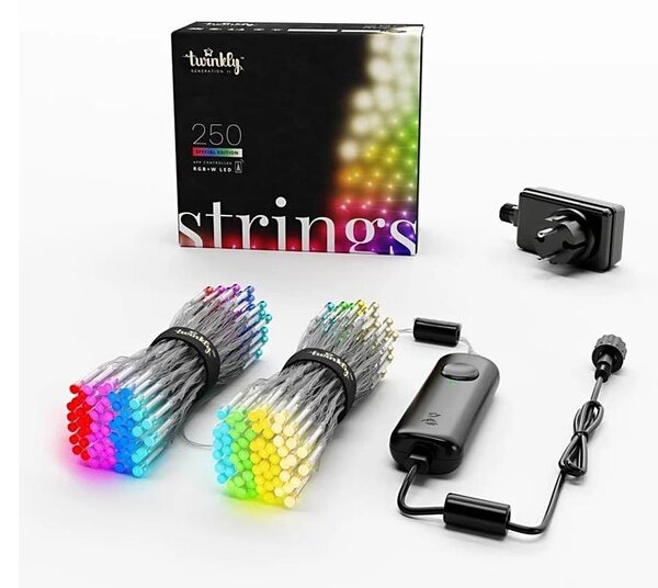 Twinkly TWS250SPP-TEU - LED RGBW Venkovní řetěz 250xLED 23,5m IP44 Wi-Fi