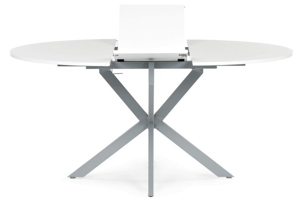 Vikio Jídelní stůl rozkládací 120-160x120 cm lamino bílá AJZ175B