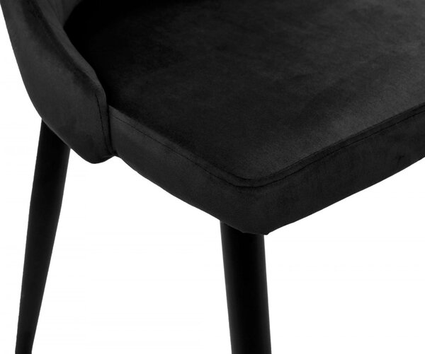 TZB Židle LORIENT VELVET černá