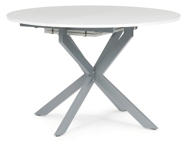 Vikio Jídelní stůl rozkládací 120-160x120 cm lamino bílá AJZ175B