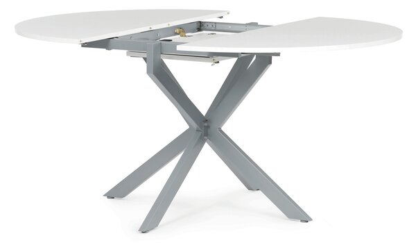 Vikio Jídelní stůl rozkládací 120-160x120 cm lamino bílá AJZ175B