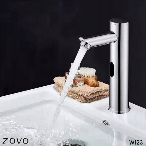 Stojánková umyvadlová baterie ZOVO SENSOR stříbrná