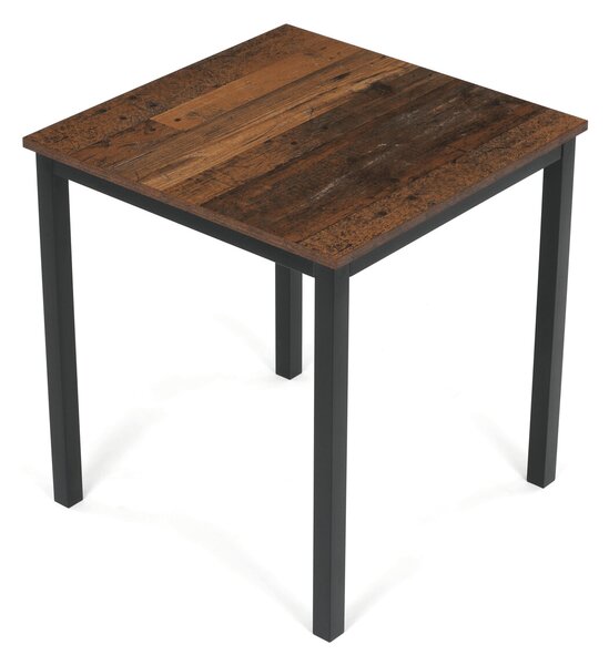 Vikio Jídelní stůl 70x70 cm lamino staré dřevo AJS170OW