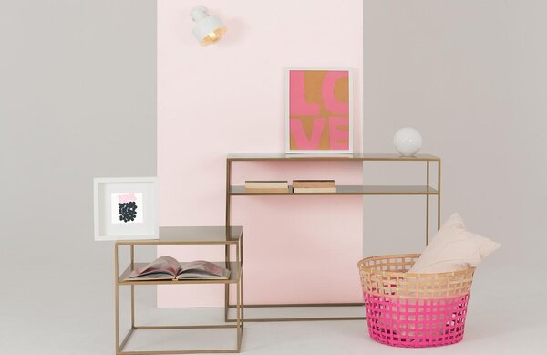 Nordic Design Bílé kovové nástěnné světlo Mayen 23 cm