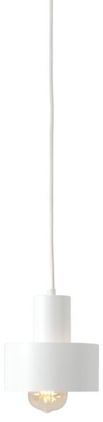 Nordic Design Bílé kovové závěsné světlo Mayen 15 cm