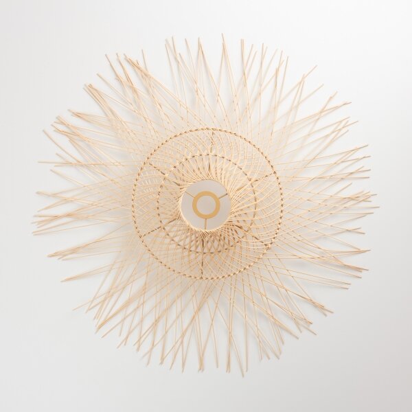Brilagi - LED Přisazený lustr CERIA BOHO 1xE27/40W/230V pr. 70 cm bambus/dub