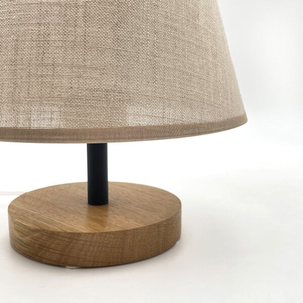 Brilagi - LED Stolní lampa ANTHONY 1xE14/40W/230V dub/béžová