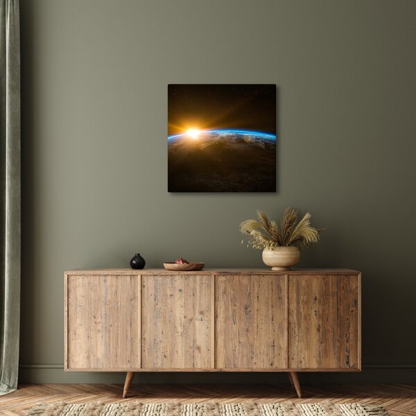 Obraz planety země z vesmíru (30x30 cm)