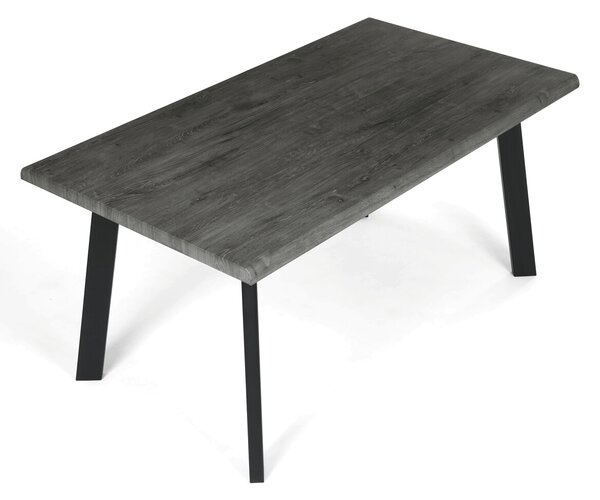 Vikio Jídelní stůl 160x90 cm MDF šedý dub AJS173DS