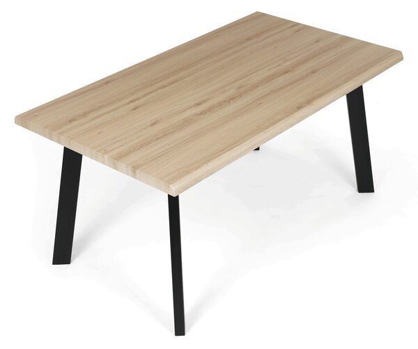 Vikio Jídelní stůl 160x90 cm MDF divoký dub AJS173D