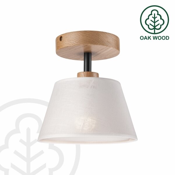 Brilagi - LED Přisazený lustr ANTHONY 1xE14/60W/230V dub/bílá