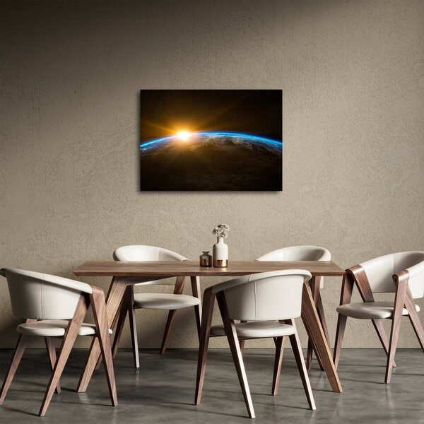 Obraz planety země z vesmíru (70x50 cm)