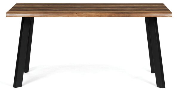 Vikio Jídelní stůl 160x90 cm MDF staré dřevo AJS173OW