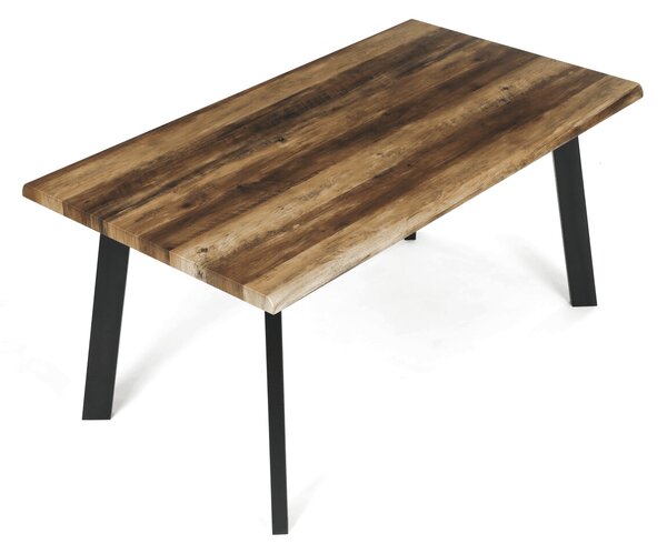 Vikio Jídelní stůl 160x90 cm MDF staré dřevo AJS173OW