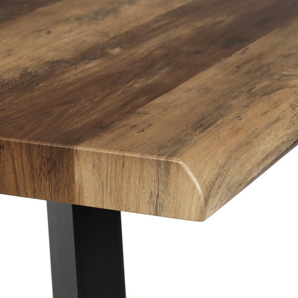 Vikio Jídelní stůl 160x90 cm MDF staré dřevo AJS173OW