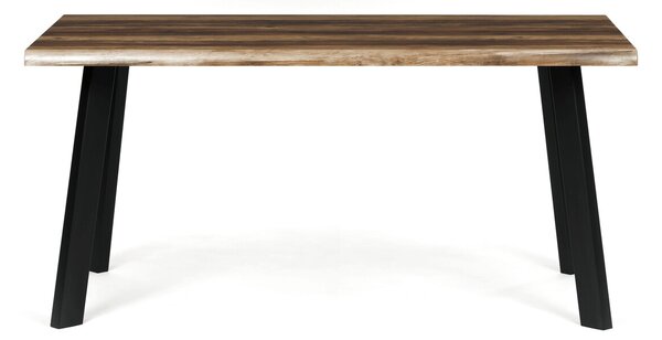 Vikio Jídelní stůl 160x90 cm MDF staré dřevo AJS173OW