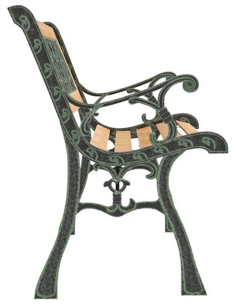 Zahradní lavice 122 cm masivní jedlové dřevo 317118