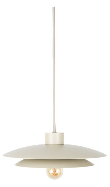 Béžové kovové závěsné svítidlo ø 26,5 cm Wubbo – White Label