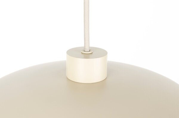 Béžové kovové závěsné svítidlo ø 26,5 cm Wubbo – White Label
