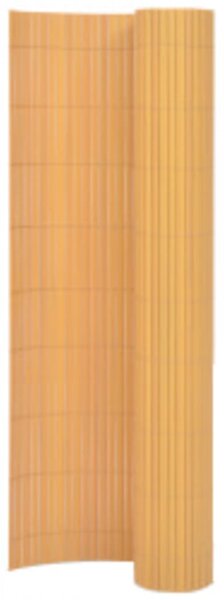Oboustranný zahradní plot 110 x 300 cm žlutý 317153