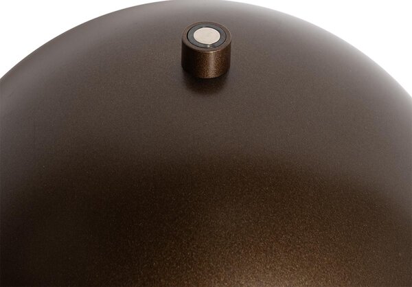 Sada 2 venkovních stolních lamp tmavě bronzová dobíjecí vč. LED 3-stupňové stmívání - Keira