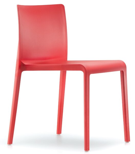Pedrali Červená plastová jídelní židle Volt 670