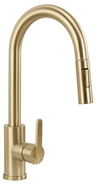 Kuchyňská baterie REA Ontario Brush Gold