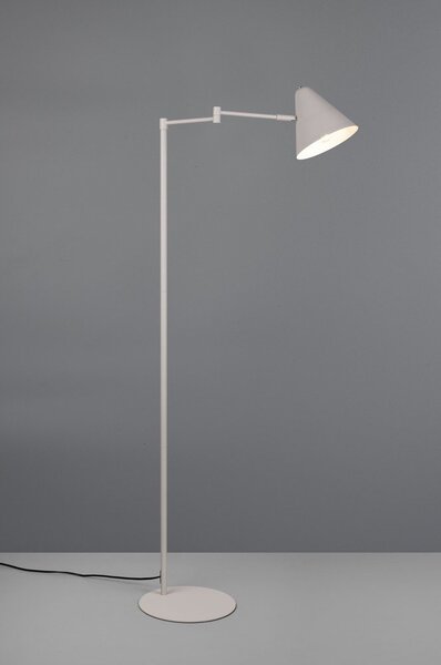 Slonovinová stojací lampa s ohybatelnou konstrukcí (výška 126,5 cm) Cosima – Trio