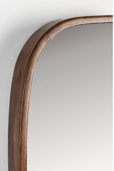 Nástěnné zrcadlo s dřevěným rámem 40x80 cm Nyko – White Label