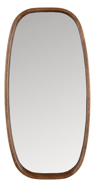 Nástěnné zrcadlo s dřevěným rámem 40x80 cm Nyko – White Label