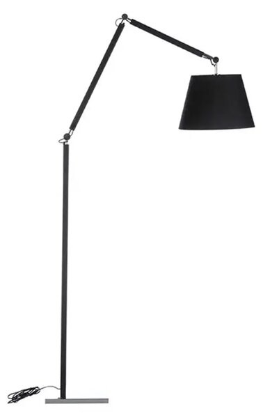 Designová lampa Zyta černá/stříbrná