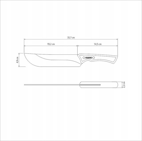 TRAMONTINA Nůž na maso 19 Cm NFC - CHURRASCO BLACK