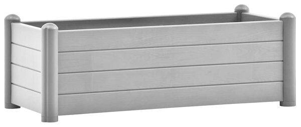 Vyvýšený záhon PP kamenný šedý 100 x 43 x 35 cm 317580