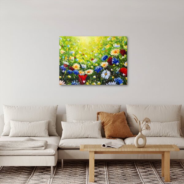 Obraz divokých květin (70x50 cm)