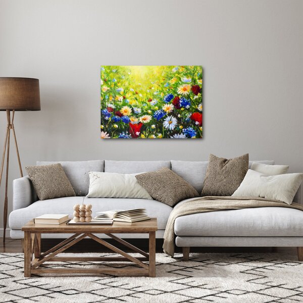 Obraz divokých květin (70x50 cm)