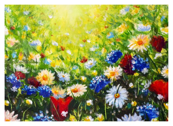 Obraz divokých květin (70x50 cm)