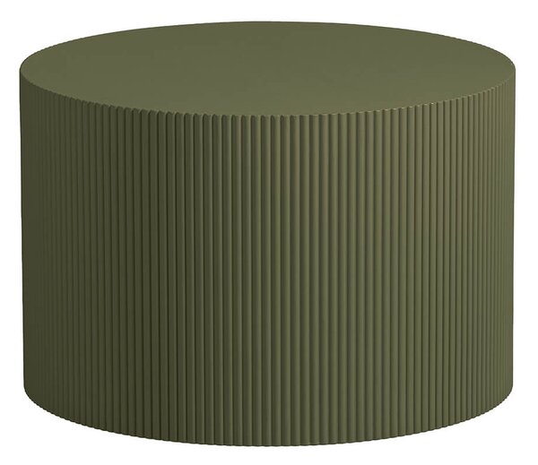 MUZZA Konferenční stolek senna Ø 60 cm zelený