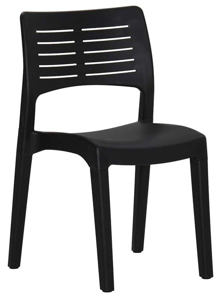 Zahradní židle 2 ks antracitové polypropylen 317728