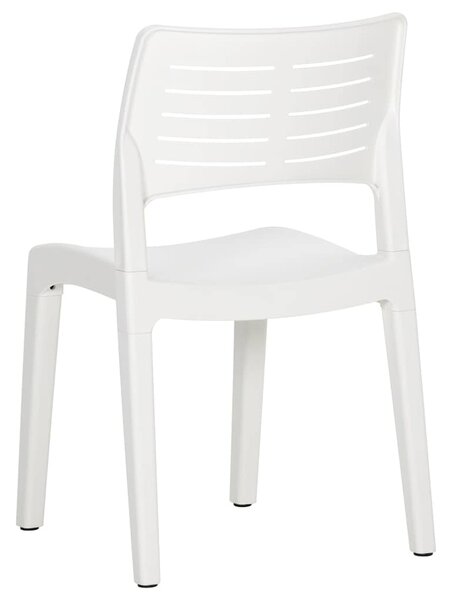 Zahradní židle 2 ks bílé polypropylen 317729