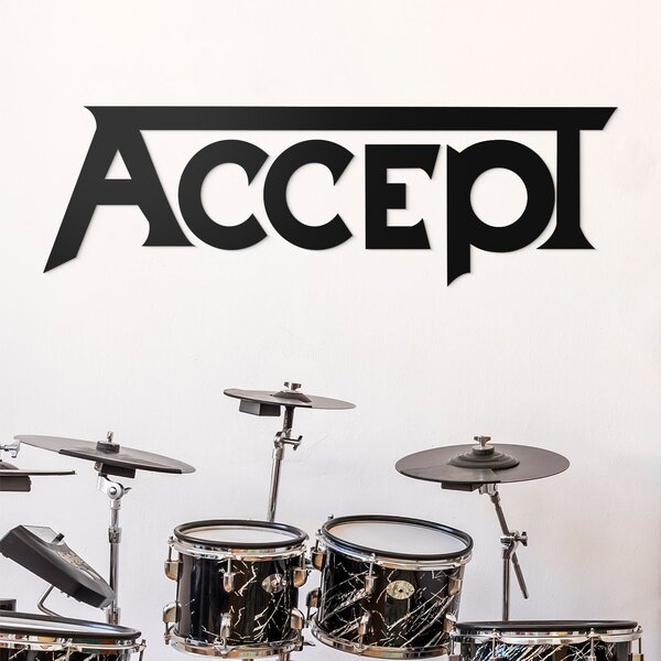 DUBLEZ | Dřevěné logo - Accept | Obraz