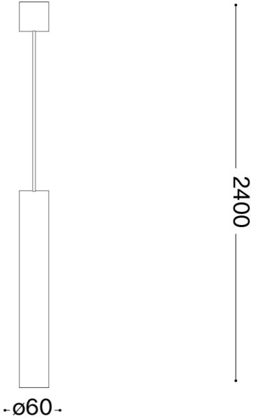 Ideal Lux - LED Lustr na lanku LOOK 1xGU10/7W/230V CRI 90 pr. 6 cm lesklý chrom