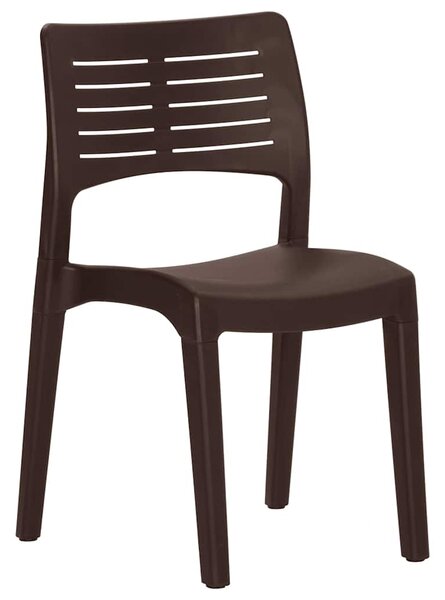 Zahradní židle 2 ks mocca polypropylen 317730