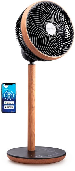 Cirkulační ventilátor v dekoru dřeva Clean Air Optima CA-408 Smart