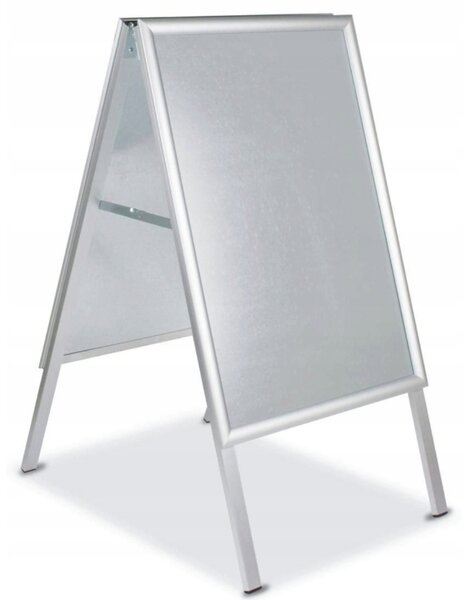 Reklamní Tabule 105x62 cm A1 OWZ, oboustranný hliníkový rám, stříbrná barva